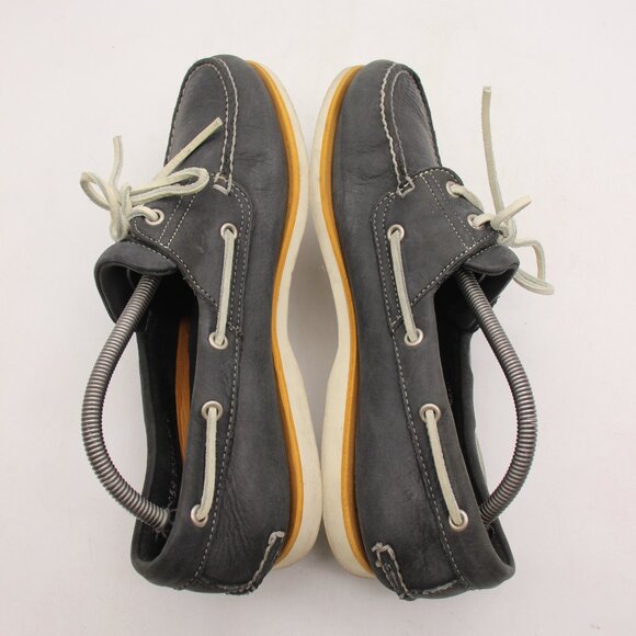 Timberland Boat Deck Slip On Loafer Men's Size 10.5 M Navy Suede Shoes - Picture 6 of 9